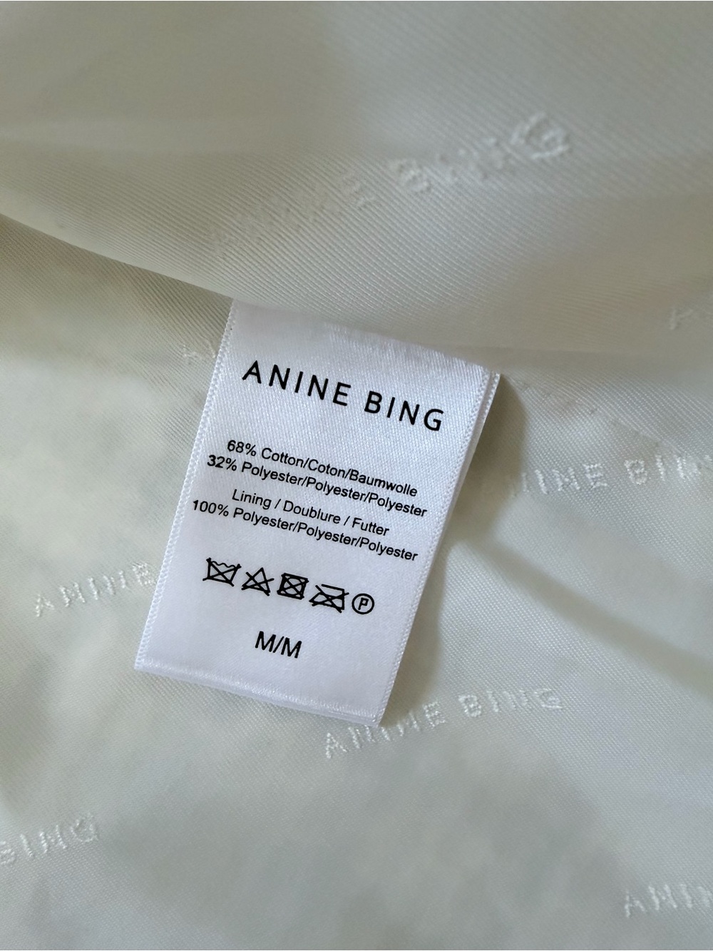 Anine Bing Cream and Black Tweed Button Jacket - Picture 6 of 7
